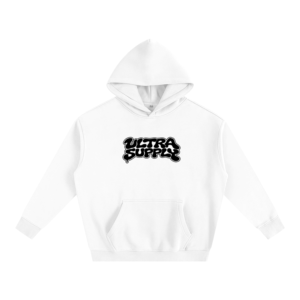 Graffiti Oversize Fleeced Hoodie