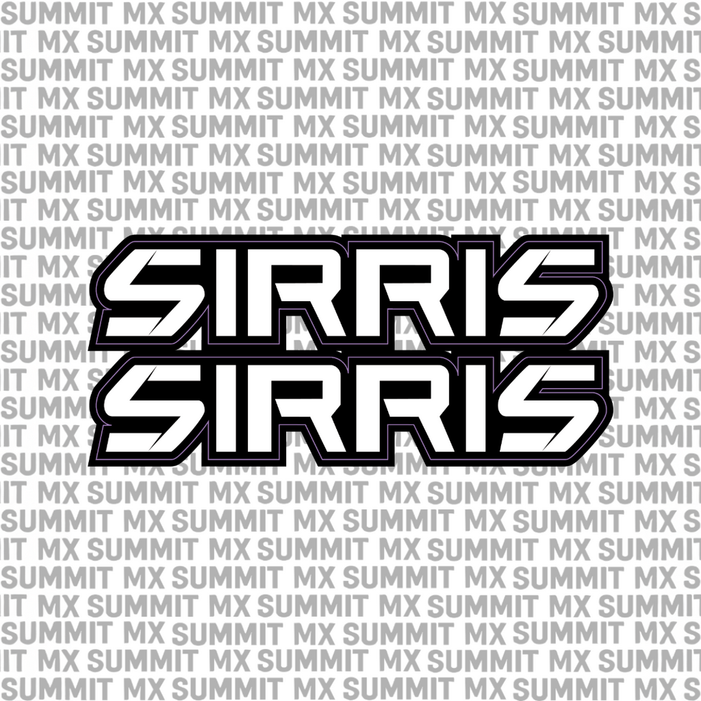Sirris Fork Tube Decal (Without Sirris Icon)