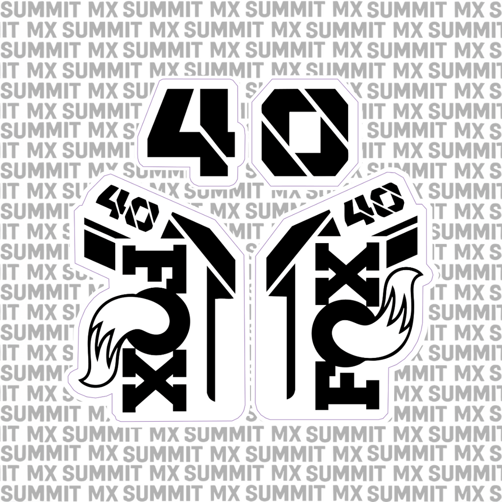 Fox 40 Fork Tube Decal