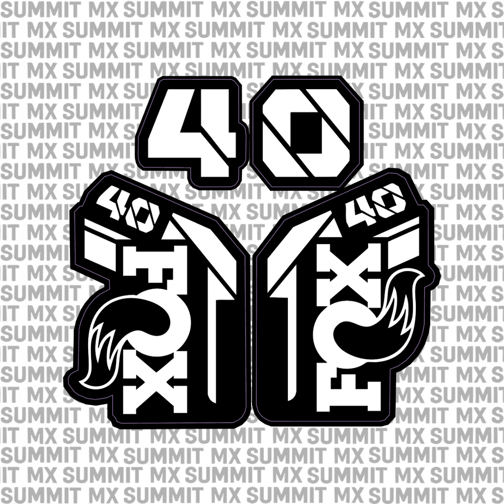 Fox 40 Fork Tube Decal