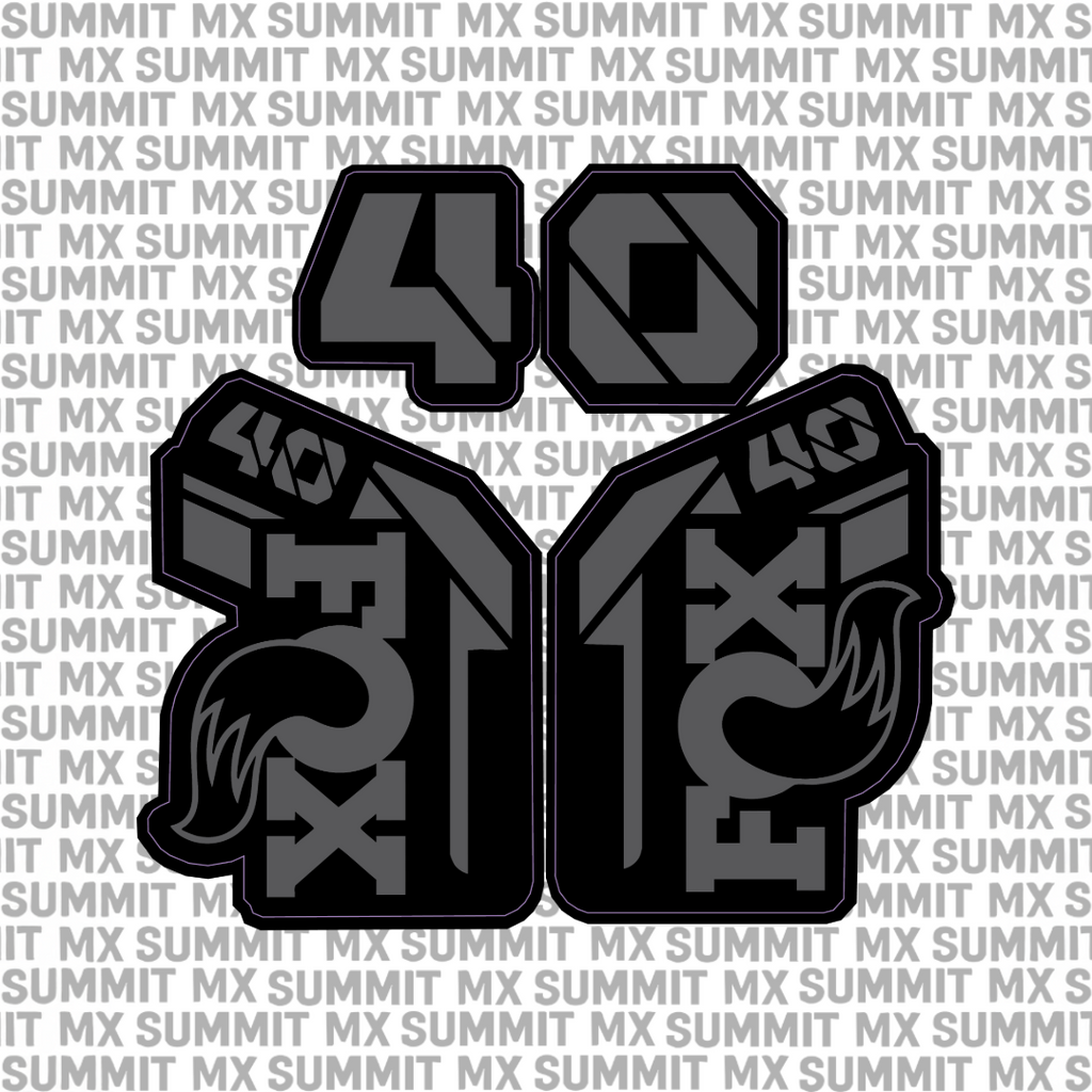 Fox 40 Fork Tube Decal