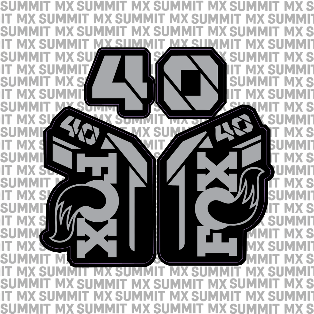 Fox 40 Fork Tube Decal