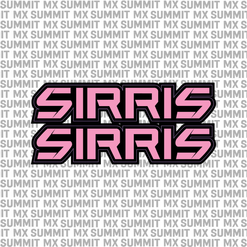Sirris Fork Tube Decal (Without Sirris Icon)