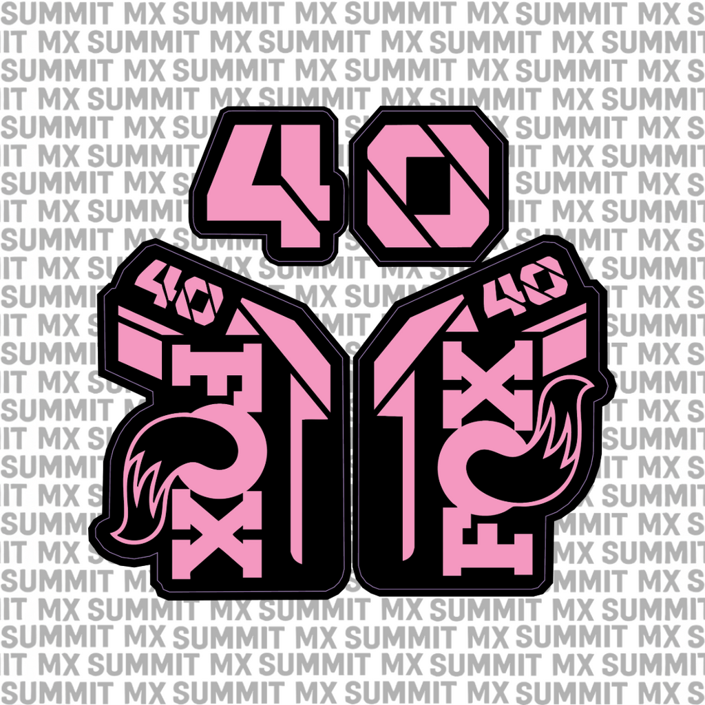 Fox 40 Fork Tube Decal