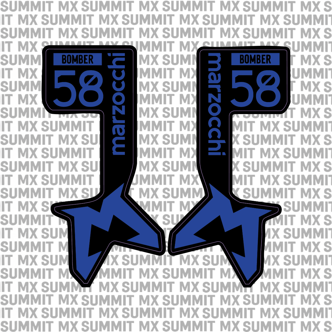 Marzocchi Bomber Fork Tube Decal