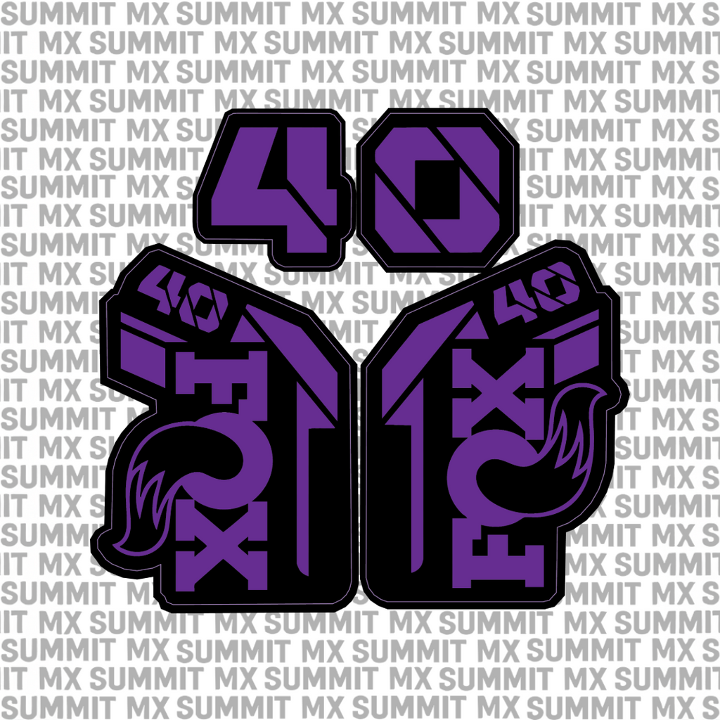 Fox 40 Fork Tube Decal