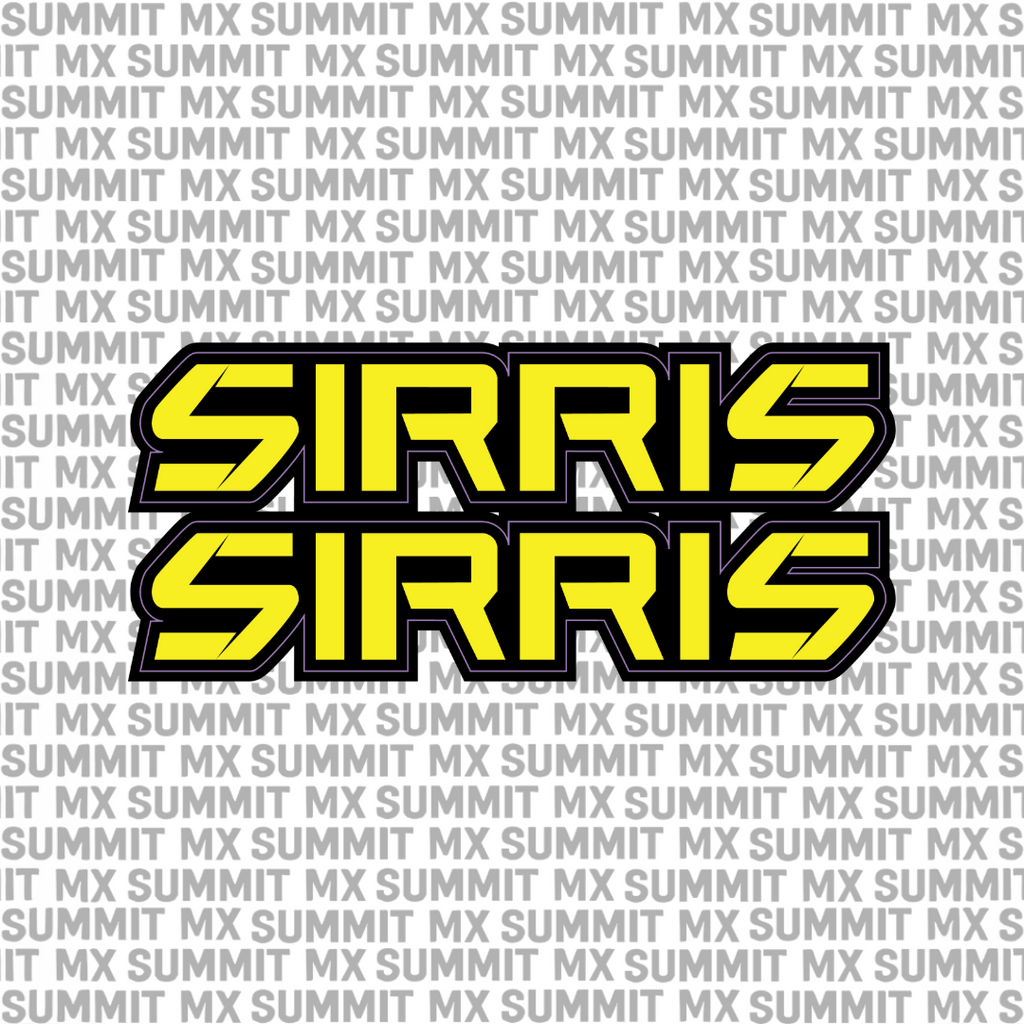 Sirris Fork Tube Decal (Without Sirris Icon)