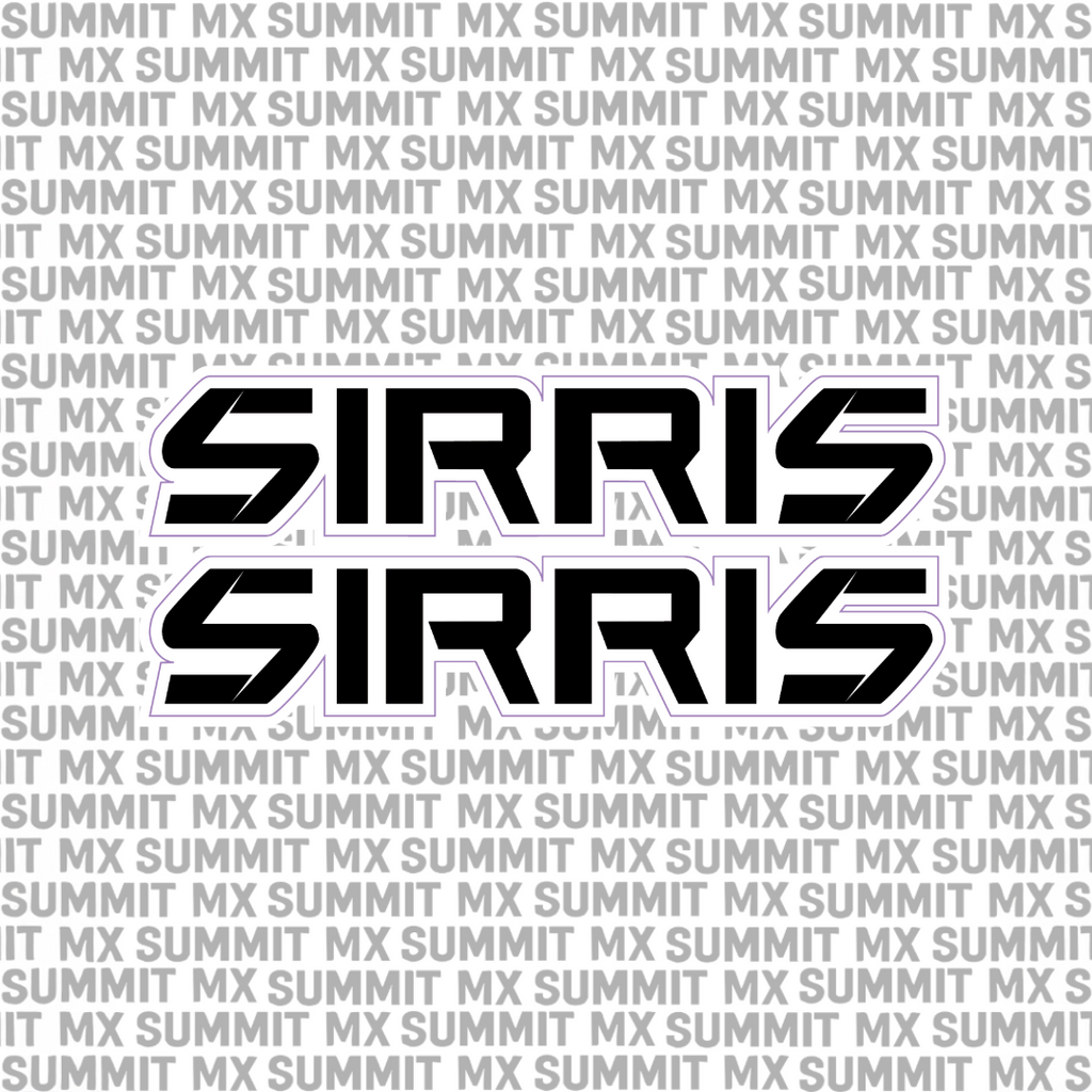 Sirris Fork Tube Decal (Without Sirris Icon)